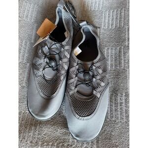 Zeroxposur Mens Grey Water Shoes Size 13 Outdoor Mesh Bungee  NEW nwt